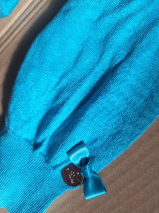 Chaqueta punto mujer azul