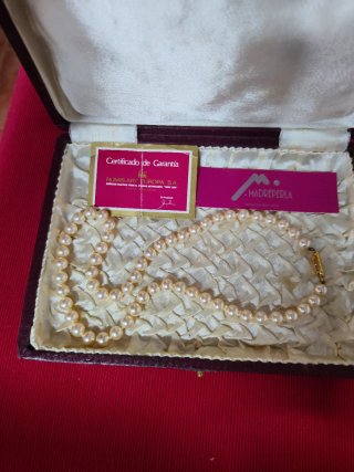Collar de perlas Madreperla