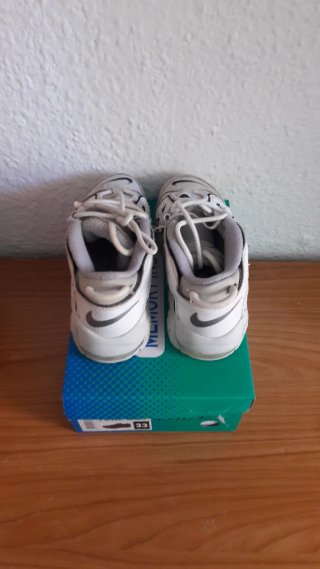 Zapatillas Nike Air Gris y Blanco Talla 33
