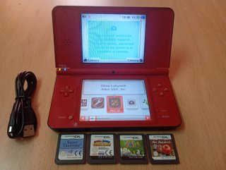 Nintendo DSi XL Edizione Mario Bros Rossa