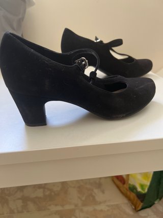 Zapatos Chulapa Niña Negros