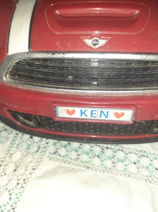 Coche Juguete Barbie Ken Rojo
