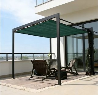 2 Toldos Vela Malla Sombra Cuadrada 3X3
