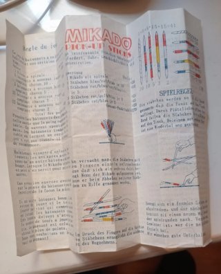 Juego Mikado de Madera