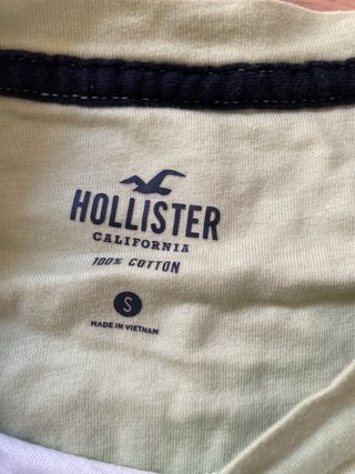 Franela Hollister Degradado Verde y Azul