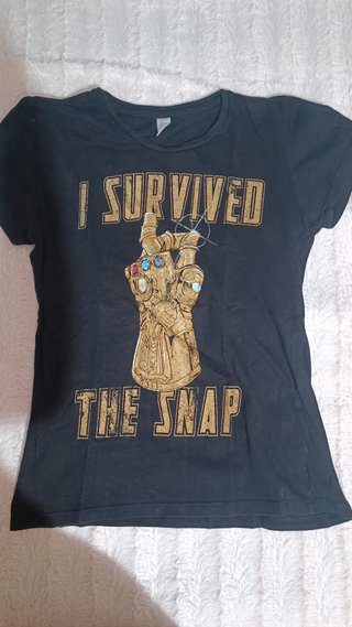 Camiseta Marvel I Survived The Snap