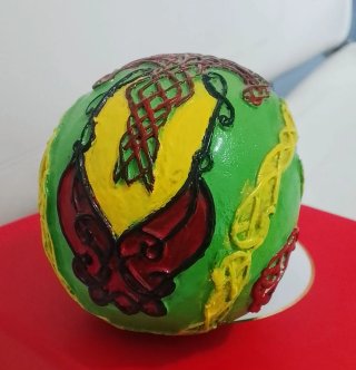 Calavera Mexicana - Tatuaggio Verde