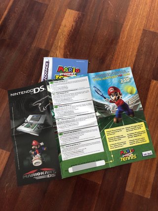 Manual Mario Power Tennis Advance + VIP