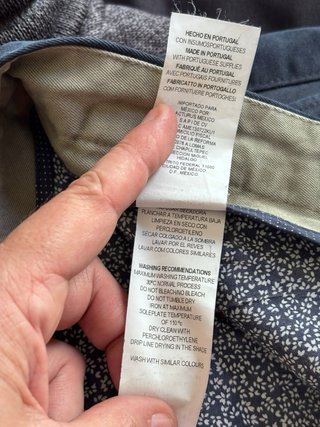 Pantalón chino El Ganso azul hombre