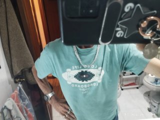 Collar Cubano estilo Hip hop de Plata maciza S925.