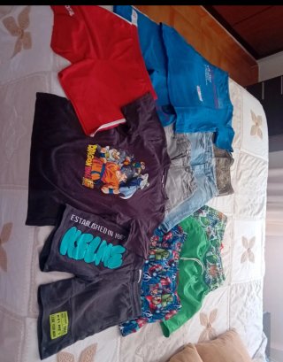 Lote Ropa Niño: Camisetas y Pantalón Corto