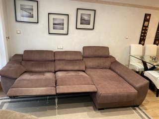 Sofá Chaiselongue Marrón