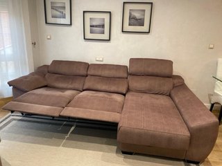 Sofá Chaiselongue Marrón