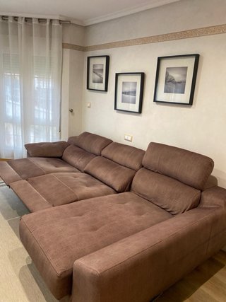 Sofá Chaiselongue Marrón