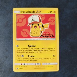 Lote 6 Cartas Pokémon Pikachu de Ash Promo