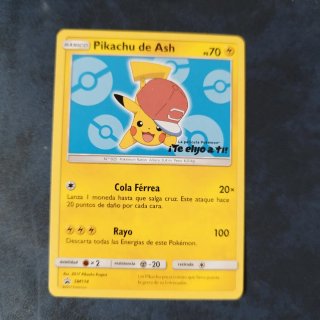 Lote 6 Cartas Pokémon Pikachu de Ash Promo