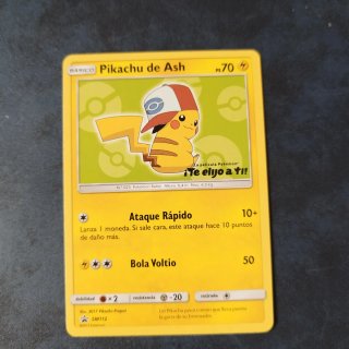 Lote 6 Cartas Pokémon Pikachu de Ash Promo
