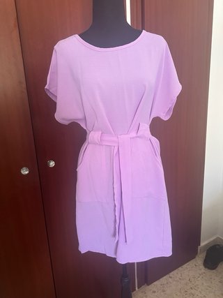Vestido malva talla M