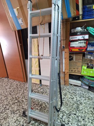 Escalera 3 tramos aluminio