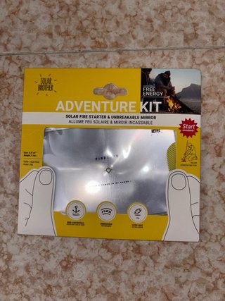 Kit de iniciador de fuego solar Solar Brother