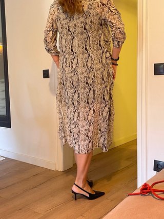 Blusón Zara estampado serpiente talla S