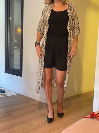 Blusón Zara estampado serpiente talla S