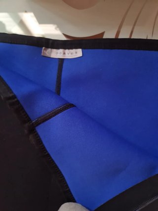 Pantalón Neopreno Domyos Negro y Azul