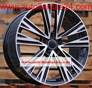 8822 JUEGO DE 4 LLANTAS AUDI RS BLACK META r087999