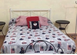 Colcha Matrimonio Diseño Banderas/ sin uso
