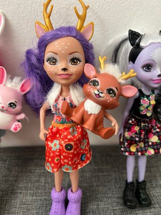 4 Figuras Muñecas Enchantimals