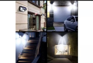 6 Faretti Solari LED 100W con Sensore