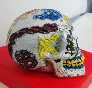 Calavera Messicana - Tatuaggio Argento