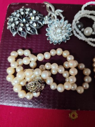 Lote Bisutería: Collares y Broches