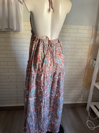 Vestido Largo Calzedonia Estampado Talla M