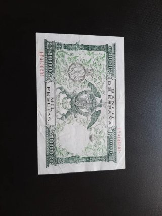 BILLETE DE 1000 PESETAS DE 1957