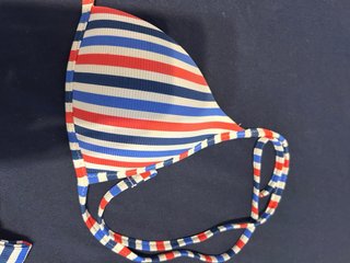 Bikini Calzedonia Rayas Azul Rojo Blanco