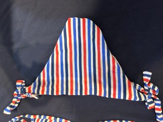 Bikini Calzedonia Rayas Azul Rojo Blanco