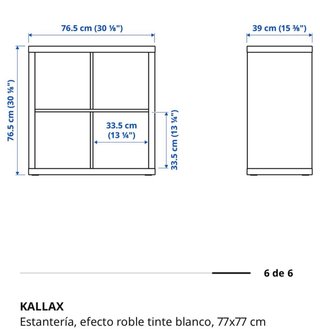 Estantería IKEA Kallax Beige madera natural