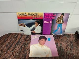 Lote 10 singles Michael Jackson