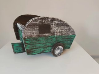 Caravana Decorativa Madera