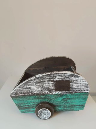 Caravana Decorativa Madera