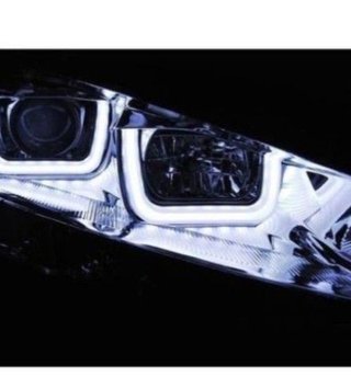Faros delanteros Led U para VW Golf 7 MK7 Cromados