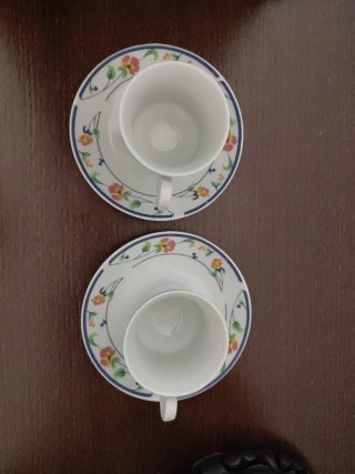 Juego de 2 tazas de café Tú y Yo