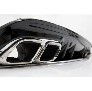 Difusor de paragolpes trasero para Mercedes Clase