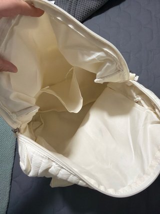 Bolsa de bebé acolchada con flores