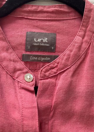 Camisa UNIT roja talla S