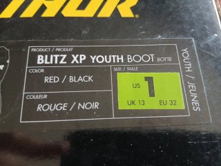 Botas Motocross Infantil Thor