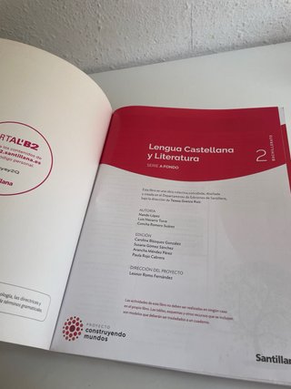 Lengua Castellana y Literatura, 2 Bachillerato,...