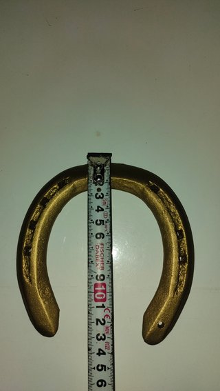 Herradura vintage dorada