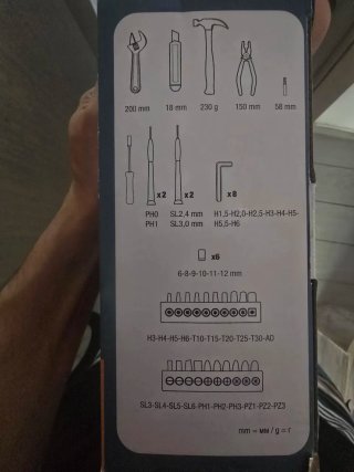 Kit de herramientas 39 piezas
